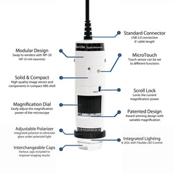 HF4115ZT(W)-D Dino-Lite Medical Deramscope 1.3MP Wireless Ready