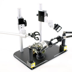 MS37B-26MV2 Quad Scope Stand with 2 Boom arm and 2 Single Lock Arms