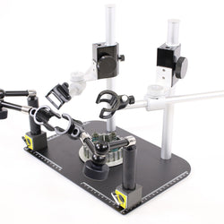 MS37B-26MV2 Quad Scope Stand with 2 Boom arm and 2 Single Lock Arms