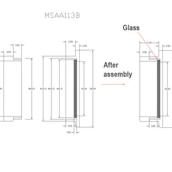 MSAA113B Filter Lens Cap For Edge / Edge plus Series