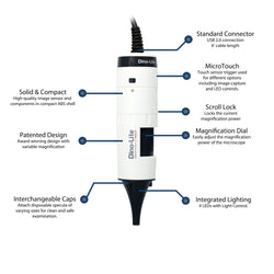HF3111HT Dino-Lite Medical Otoscope 0.3MP Wireless Ready